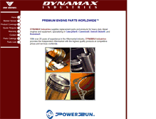 Tablet Screenshot of dynamaxindustries.com